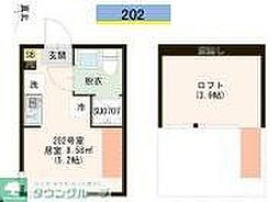 Avenir上石神井 ワンルームの間取図画像