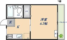 グラツィオーソ石切 103 ｜ 大阪府東大阪市中石切町4丁目10-22（賃貸アパート1K・1階・19.00㎡） その2