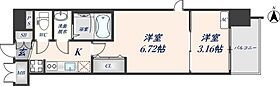 スプランディッド荒本駅前DUE 1401 ｜ 大阪府東大阪市横枕西1-28（賃貸マンション2K・14階・27.61㎡） その2