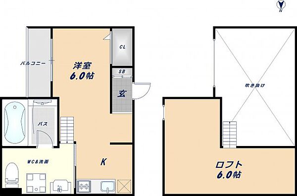 グランヴィア鴻池新田 101｜大阪府東大阪市鴻池本町(賃貸アパート1K・1階・21.90㎡)の写真 その2