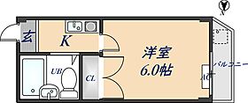 クリアビュー枚岡駅前 101 ｜ 大阪府東大阪市豊浦町18-1（賃貸マンション1K・1階・17.00㎡） その2