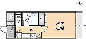 スイートリバティー 303 ｜ 大阪府東大阪市吉田下島7-41（賃貸マンション1K・3階・23.21㎡） その2