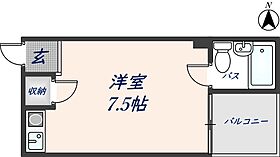 プラザハピネス高安 202 ｜ 大阪府八尾市山本高安町2丁目（賃貸マンション1R・2階・18.00㎡） その2