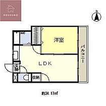 エスパス南巽 302 ｜ 大阪府大阪市平野区加美北4丁目（賃貸マンション1LDK・3階・34.17㎡） その2