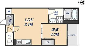 CASA花園 203 ｜ 大阪府東大阪市玉串元町1丁目4-12（賃貸アパート1LDK・2階・30.32㎡） その2