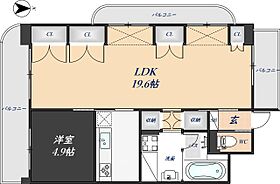 朝日プラザサニーコート枚岡 701 ｜ 大阪府東大阪市南荘町11-3（賃貸マンション1LDK・7階・58.72㎡） その2