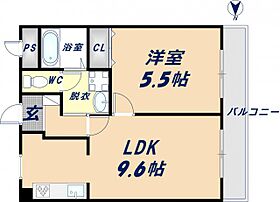 ヌカタヒルズ 305 ｜ 大阪府東大阪市立花町16-17（賃貸マンション1LDK・1階・34.39㎡） その2