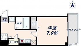 大阪府大阪市生野区中川3丁目（賃貸マンション1K・7階・23.40㎡） その2