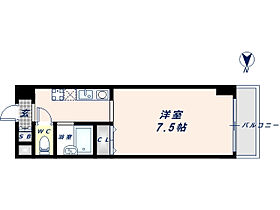 大阪府東大阪市下小阪1丁目（賃貸マンション1K・5階・23.86㎡） その2