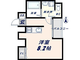 大阪府東大阪市足代3丁目（賃貸マンション1K・4階・25.98㎡） その2