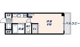 大阪府東大阪市御厨栄町2丁目（賃貸マンション1K・3階・25.00㎡） その2