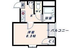 大阪府東大阪市足代北1丁目（賃貸マンション1K・4階・18.00㎡） その2