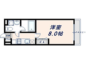 オランジュ上小阪 305 ｜ 大阪府東大阪市上小阪3丁目（賃貸マンション1K・3階・24.64㎡） その2