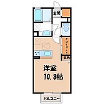 栃木県小山市大字粟宮（賃貸アパート1R・1階・30.03㎡） その2