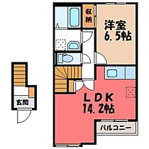 茨城県筑西市伊佐山（賃貸アパート1LDK・2階・50.17㎡） その2