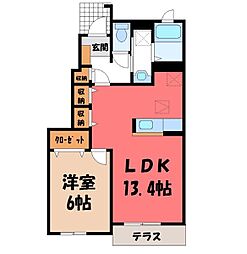 東北本線 間々田駅 バス17分 粟宮下下車 徒歩8分