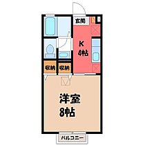 茨城県結城市国府町1丁目（賃貸アパート1K・1階・26.71㎡） その2