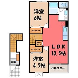 🉐敷金礼金0円！🉐東武宇都宮線 新栃木駅 バス24分 サントリー...