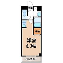 ソレアード  ｜ 栃木県小山市若木町1丁目（賃貸アパート1R・1階・22.63㎡） その2