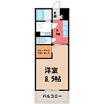 栃木県小山市犬塚3丁目（賃貸アパート1K・2階・30.03㎡） その2