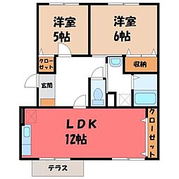 🉐敷金礼金0円！🉐水戸線 下館駅 徒歩16分