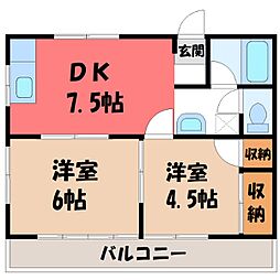 🉐敷金礼金0円！🉐水戸線 東結城駅 徒歩14分