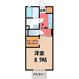 東北本線 小山駅 バス30分 雨ケ谷南下車 徒歩4分