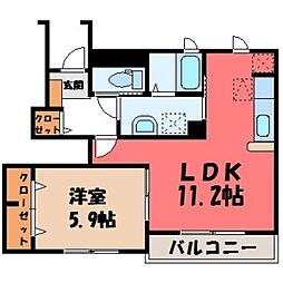 東北本線 小山駅 バス11分 雨ケ谷新田北下車 徒歩7分
