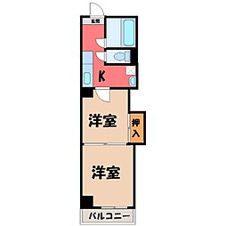 間取図画像 2K