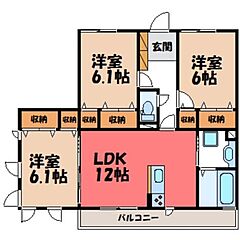 物件の間取り