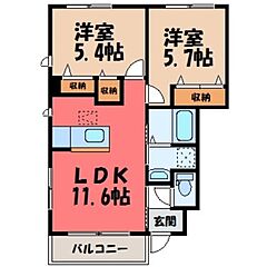 物件の間取り