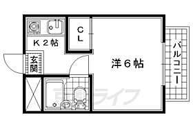 京都府京田辺市三山木西ノ河原（賃貸マンション1K・3階・17.29㎡） その2