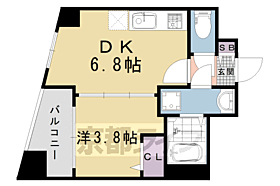 京都府京都市南区西九条唐戸町（賃貸マンション1DK・8階・28.11㎡） その2