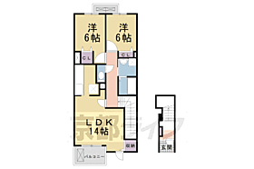 京都府木津川市木津町（賃貸アパート2LDK・2階・62.45㎡） その2