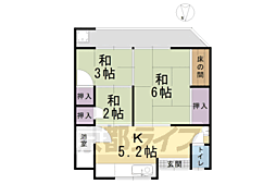 深草大亀谷内膳町貸家