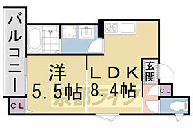 大阪府枚方市藤阪中町（賃貸アパート1LDK・1階・33.80㎡） その2