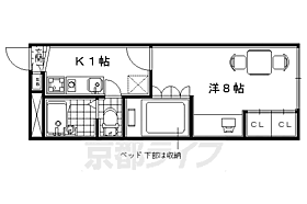 京都府京田辺市田辺辻（賃貸アパート1K・2階・22.35㎡） その2