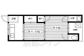 南郷マンション　東 03 ｜ 京都府京都市伏見区横大路下三栖南郷（賃貸アパート2K・2階・28.59㎡） その2