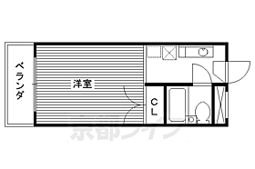 エクセレント林戸 103 ｜ 京都府京都市伏見区深草直違橋8丁目（賃貸マンション1K・1階・18.58㎡） その2