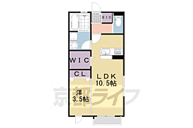 エムルーブル　Ｂ棟 1-D ｜ 京都府京都市伏見区桃山水野左近西町（賃貸アパート1LDK・1階・40.45㎡） その2