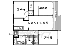 京都府京田辺市田辺道場（賃貸マンション3LDK・1階・60.00㎡） その2