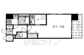 京都府京都市南区西九条大国町（賃貸マンション1K・4階・28.30㎡） その2