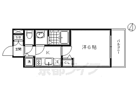 京都府京都市南区東九条河西町（賃貸マンション1K・4階・21.00㎡） その2