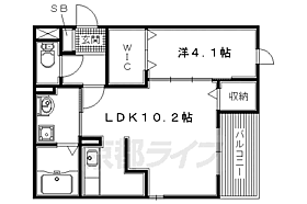 大阪府枚方市茄子作北町（賃貸アパート1LDK・3階・36.47㎡） その1