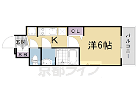 京都府京都市南区東九条西河辺町（賃貸マンション1K・1階・21.28㎡） その2