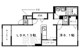 京都府木津川市相楽神後原（賃貸アパート1LDK・1階・50.09㎡） その2