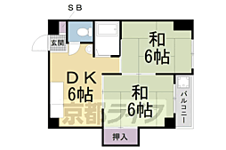 間取図画像 2DK