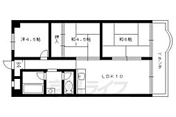 メゾン山幸 7階3LDKの間取り