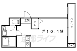 シモムラビル ワンルームの間取図画像