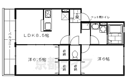 ヴィラカナル 2階